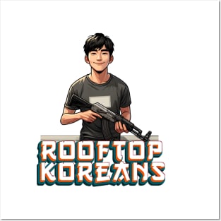 Rooftop Koreans Posters and Art